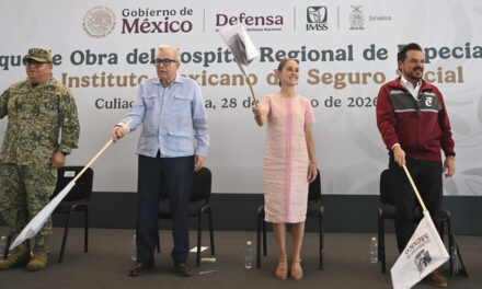 Presidenta da banderazo de salida a la construcción del Hospital Regional de Especialidades del IMSS en beneficio de 762 mil derechohabientes