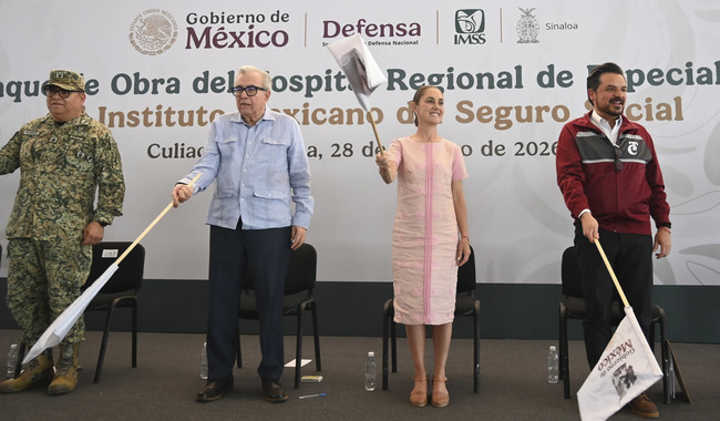 Presidenta da banderazo de salida a la construcción del Hospital Regional de Especialidades del IMSS en beneficio de 762 mil derechohabientes
