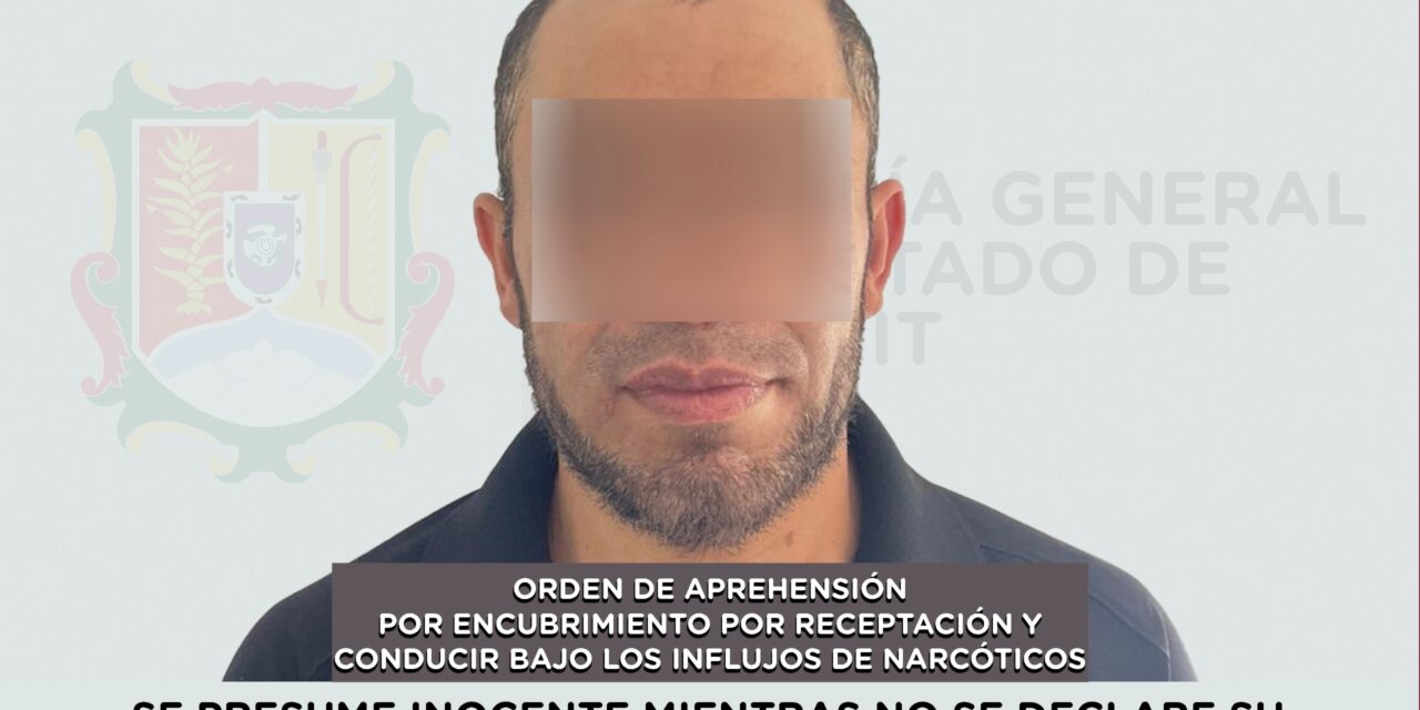 📢 #Boletín | CAPTURADO POR CONDUCIR BAJO LOS INFLUJOS DE NARCÓTICOS Y ENCUBRIMIENTO POR RECEPTACIÓN