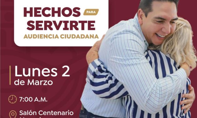 Héctor Santana encabezará Audiencia Ciudadana en Mezcales