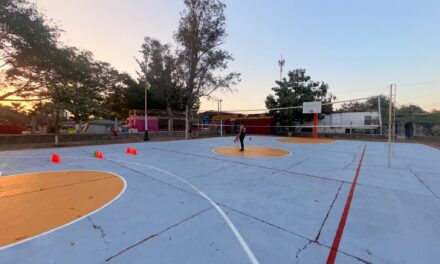 Rehabilitan Cancha en Celso Hernández para Impulsar el Deporte en Compostela