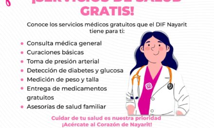 En DIF Nayarit, tu salud es la prioridad.