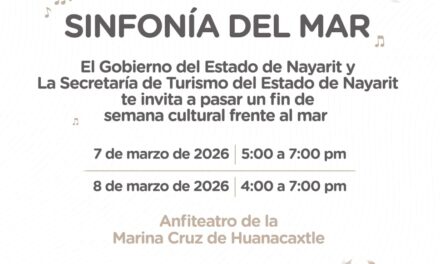 Invita Gobierno de Nayarit a disfrutar del evento cultural gratuito “Sinfonía del Mar”