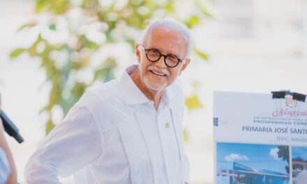 Supervisa Miguel Ángel Navarro obras en la primaria José Santos Godínez en Tepic