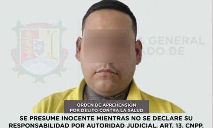 CAPTURADO PROBABLE RESPONSABLE DE POSESIÓN DE PSICOTRÓPICOS