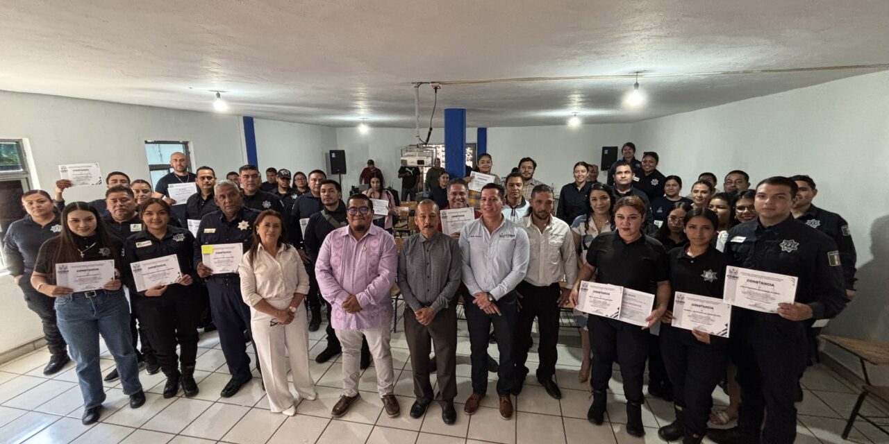 ¡CAPACITAN A ELEMENTOS DE SEGURIDAD EN DERECHOS HUMANOS Y ACTUACIÓN LEGAL!