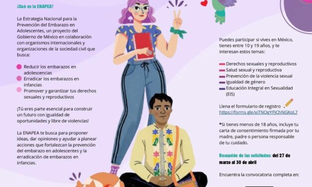 ¡JÓVENES DE 10 A 19 AÑOS, PARTICIPEN EN LA ENAPEA!
