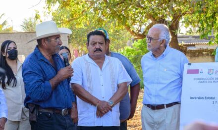 Inicia Miguel Ángel Navarro construcción de nuevo centro de salud en Villa Juárez, Santiago Ixcuintla