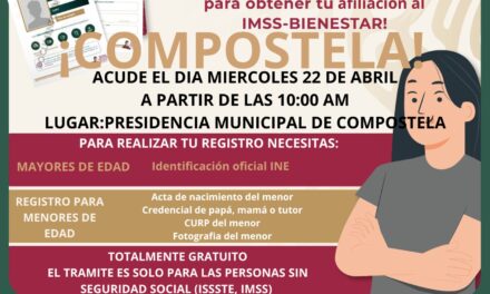 ¡Afíliate al IMSS-Bienestar!