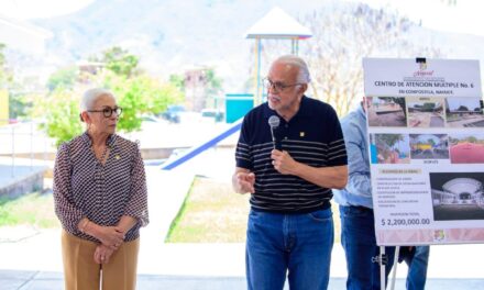 Miguel Ángel Navarro y Beatriz Estrada fortalecen infraestructura educativa en el CAM No. 6 de Compostela