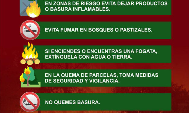 ¡EVITA QUEMAS DE PASTIZALES! PROTEGE VIDAS Y NUESTRO ENTORNO