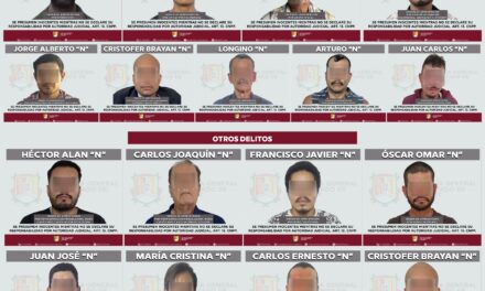 SE EJECUTAN 19 ÓRDENES DE APREHENSIÓN EN DIVERSOS MUNICIPIOS DE NAYARIT