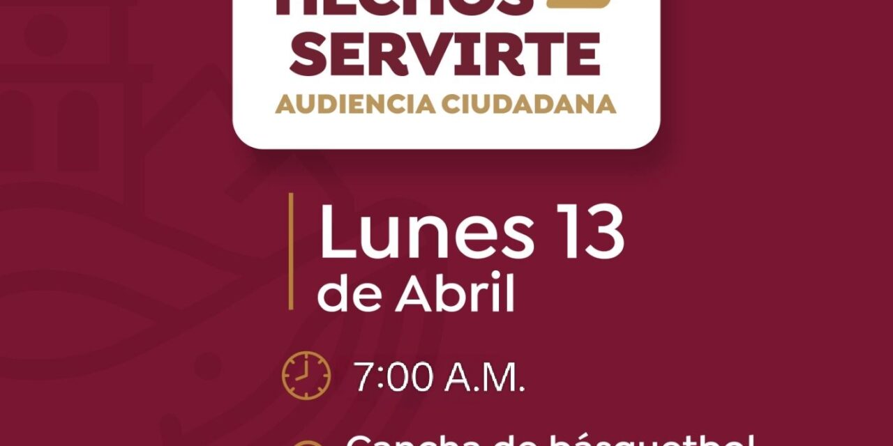 ¡AUDIENCIA CIUDADANA EN SAN JUAN DE ABAJO: TU VOZ CUENTA!