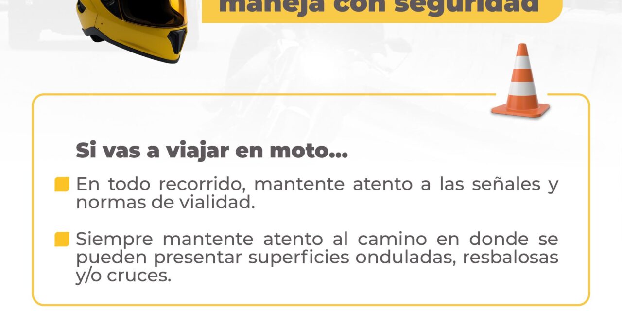 MANEJA SEGURO Y EVITA ACCIDENTES