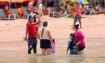 DESPLIEGAN OPERATIVO ESPECIAL PARA REFORZAR LA SEGURIDAD EN PLAYAS Y EL MUNICIPIO
