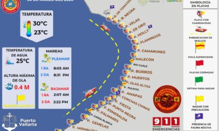 ESTADO DE PLAYAS: ALERTA POR BANDERAS Y RECOMENDACIONES DE SEGURIDAD