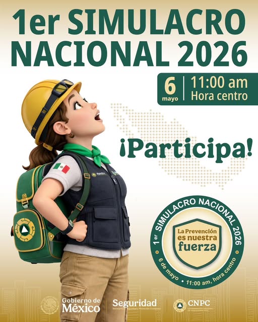 ¡Súmate al Primer Simulacro Nacional 2026!