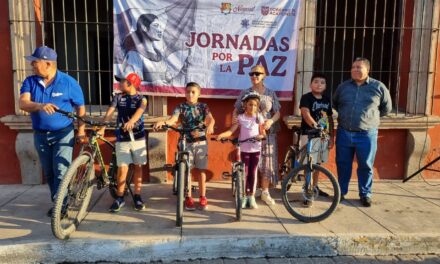 RODADA POR LA PAZ Y CONTRA LAS ADICCIONES EN ACAPONETA