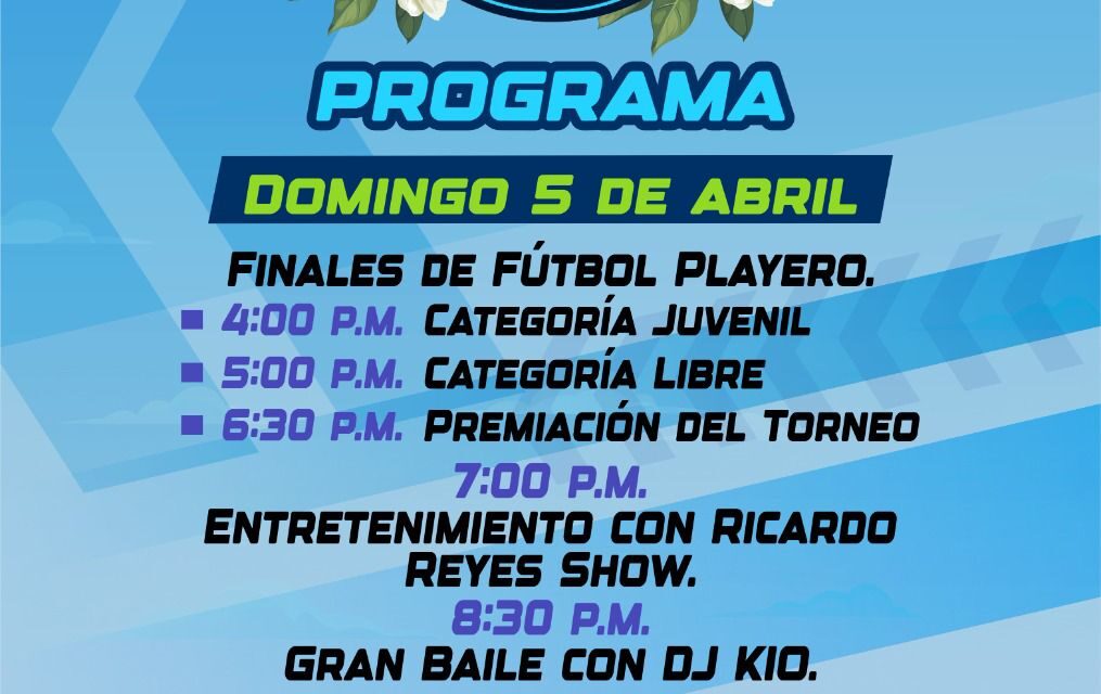 DOMINGO DE FINALES, SHOW Y BAILE EN SEMANA SANTA 2026 EN ACAPONETA