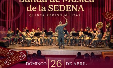 ¡HOY! GRAN CONCIERTO DE LA BANDA SEDENA EN LA CIUDAD DE LAS ARTES
