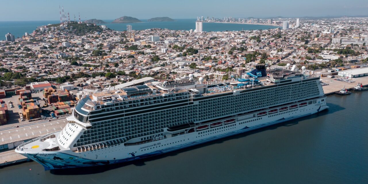Mazatlán RECIBE AL CRUCERO Norwegian Bliss Y FORTALECE SU ACTIVIDAD TURÍSTICA