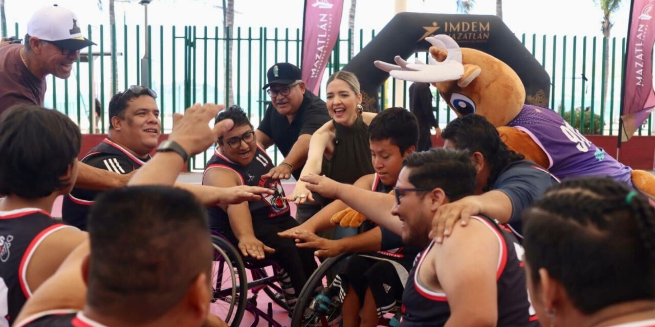 Inaugura Estrella Palacios Liga Estatal de Baloncesto sobre Silla de Ruedas