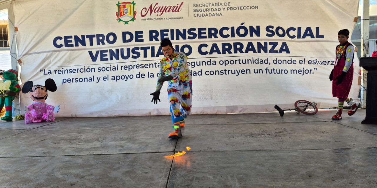 SSPC CELEBRA EL DÍA DEL NIÑO EN EL CERESO VENUSTIANO CARRANZA