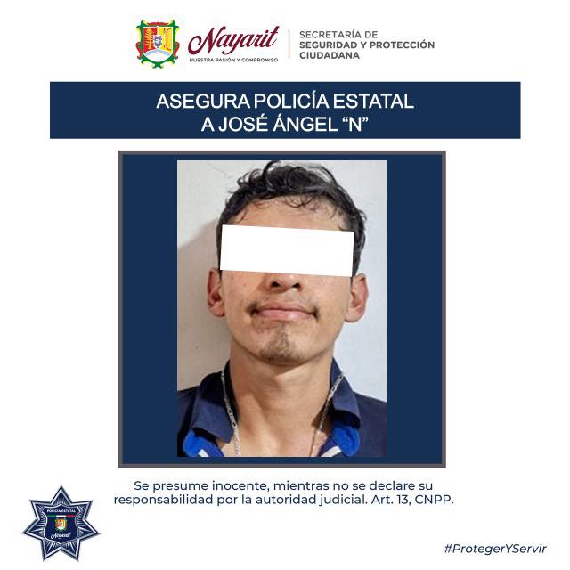 SSPC ASEGURA A UNA PERSONA DURANTE OPERATIVO EN TEPIC