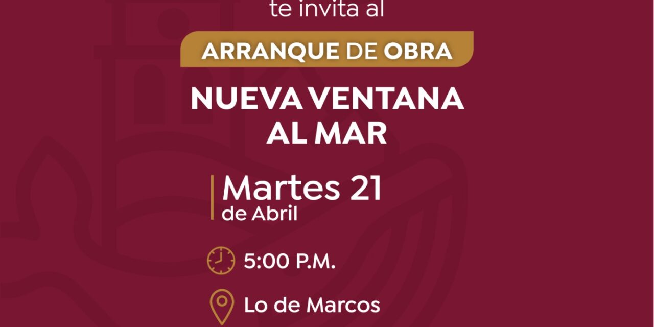 GRAN ARRANQUE DE OBRA “VENTANA AL MAR” EN LO DE MARCOS