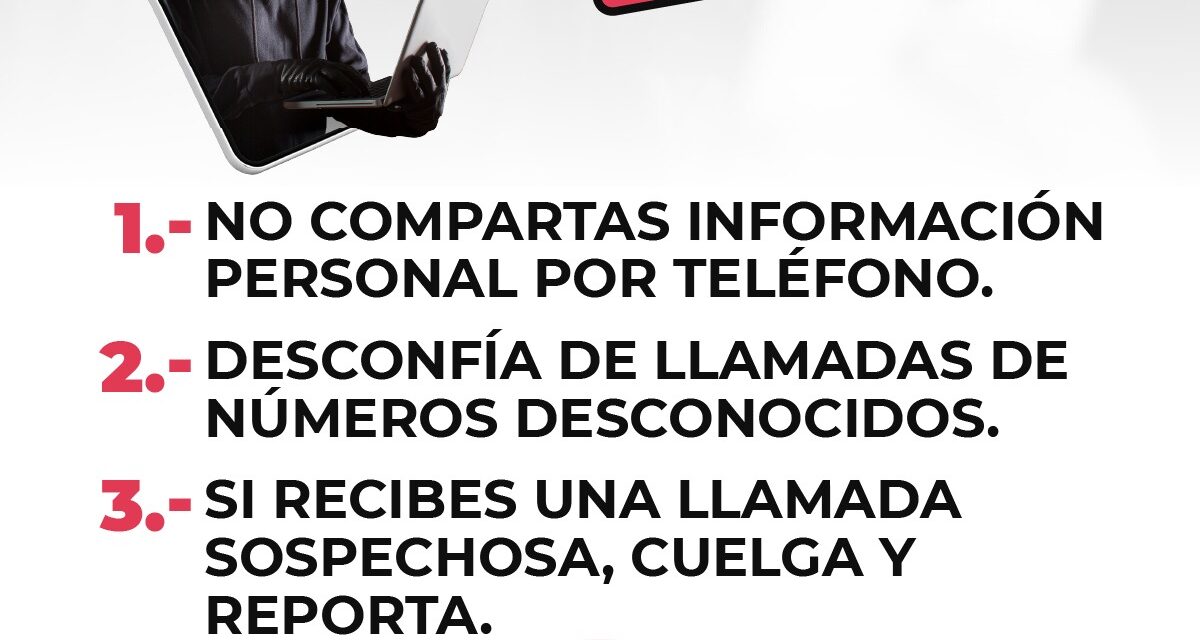¡ALTO A LA EXTORSIÓN! NO BRINDES INFORMACIÓN