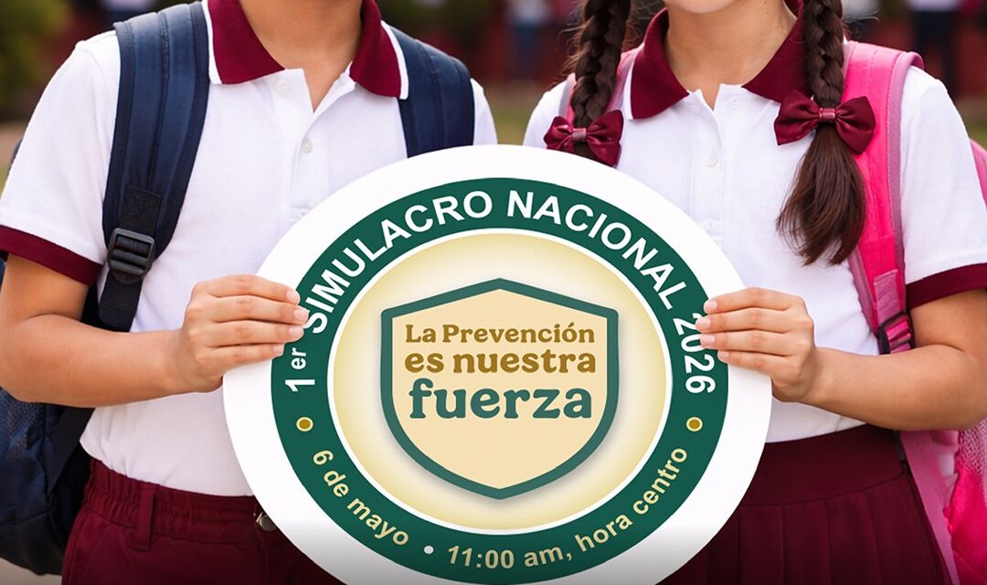 ¡EN LA ESCUELA, MANTÉN LA CALMA EN EL SIMULACRO!