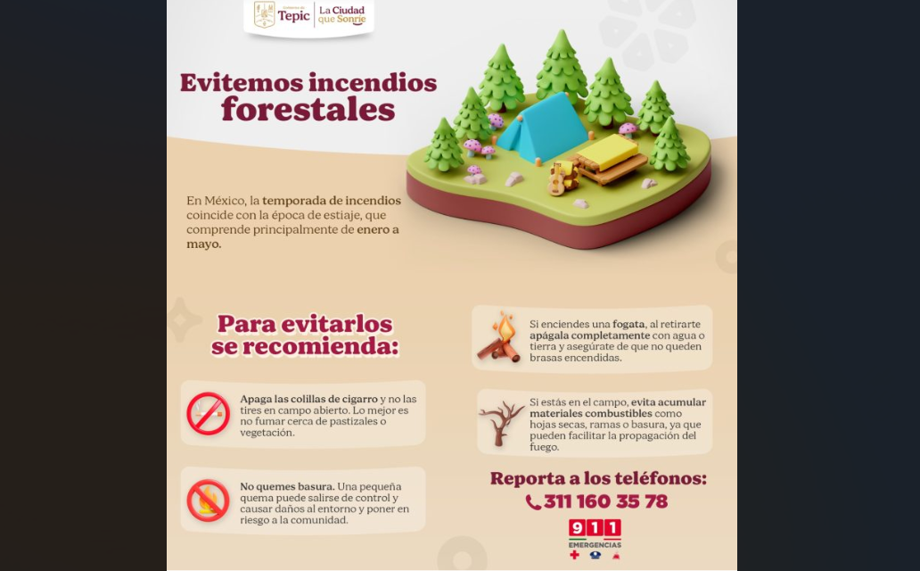 EVITEMOS INCENDIOS FORESTALES 2026
