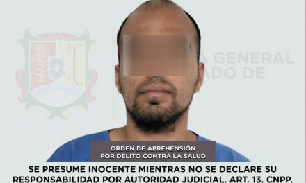 📢 #Boletín | CAPTURADO PRESUNTO RESPONSABLE DE DELITO CONTRA LA SALUD