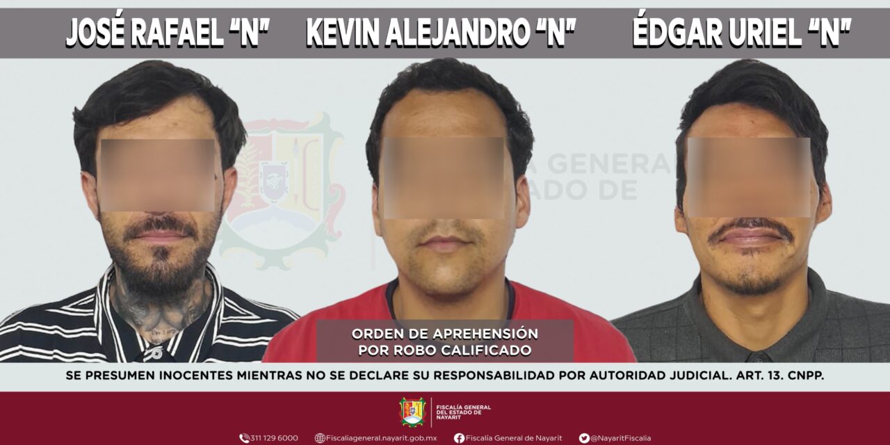 📢 #Boletín | SE LES EJECUTA ORDEN DE APREHENSIÓN POR ROBO CALIFICADO