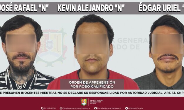 📢 #Boletín | SE LES EJECUTA ORDEN DE APREHENSIÓN POR ROBO CALIFICADO