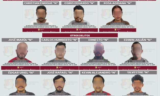 CUMPLIMENTA FGEN 29 ÓRDENES DE APREHENSIÓN EN DIVERSOS MUNICIPIOS DE NAYARIT