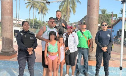 Coordinación interinstitucional reúne a menores extraviadas en Guayabitos