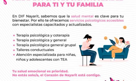 DIF Nayarit fortalece tu bienestar emocional con terapias psicológicas