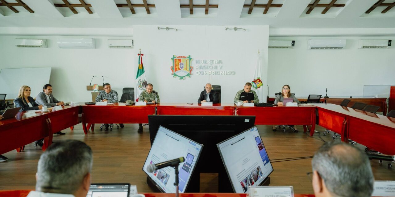 Se evalúan operativos, labores de prevención y despliegues en puntos de mayor afluencia