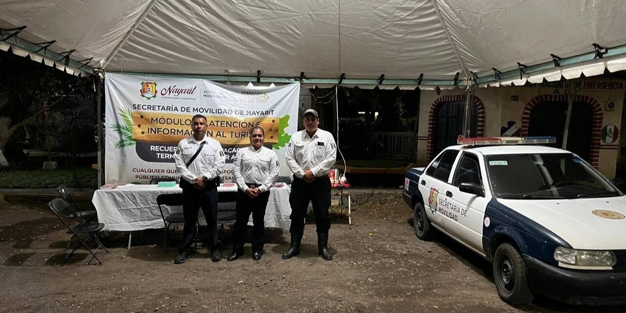 Agentes de Movilidad refuerzan vigilancia en carreteras y zonas turísticas del estado