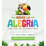 “Renace la Alegría” llenará de sonrisas la Unidad Deportiva CTM