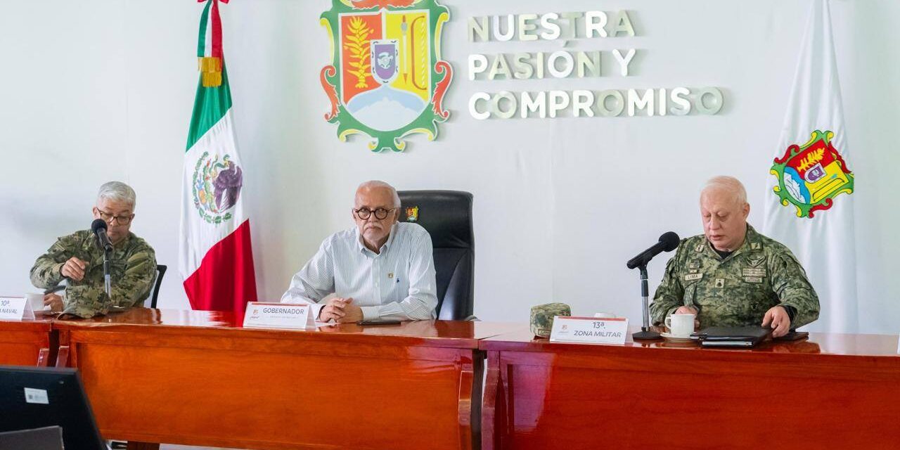 Mesa Estatal de Paz y Seguridad fortalece acciones coordinadas en favor de las familias nayaritas