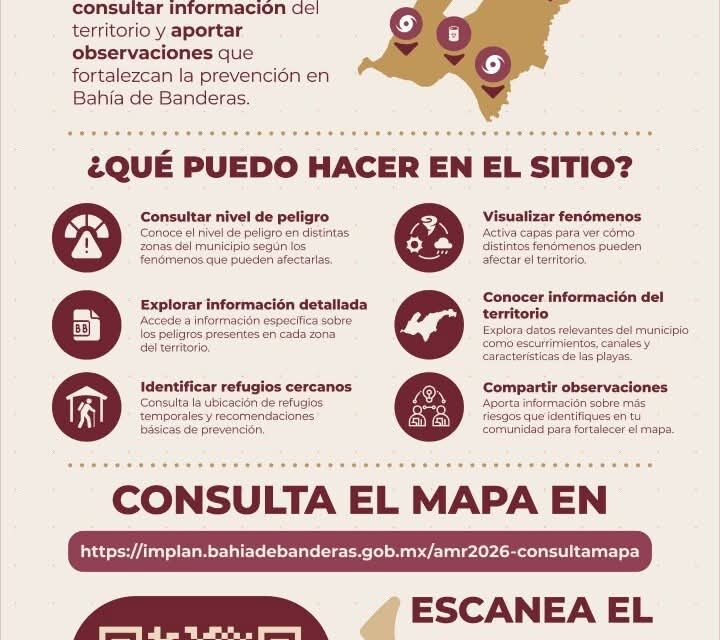 Avanza actualización del Atlas de Riesgo 2026 en Bahía de Banderas