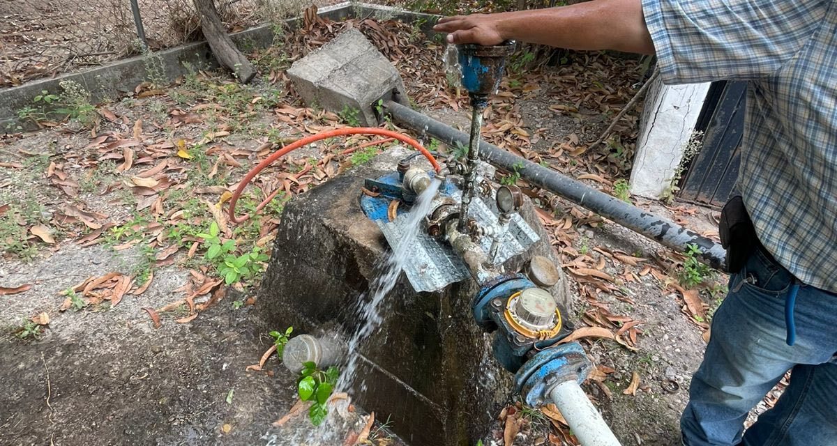 ¡SE RESTABLECE EL SERVICIO DE AGUA EN LOS SANDOVALES!