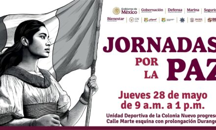 ¡INVITAN A LAS JORNADAS POR LA PAZ EN XALISCO!