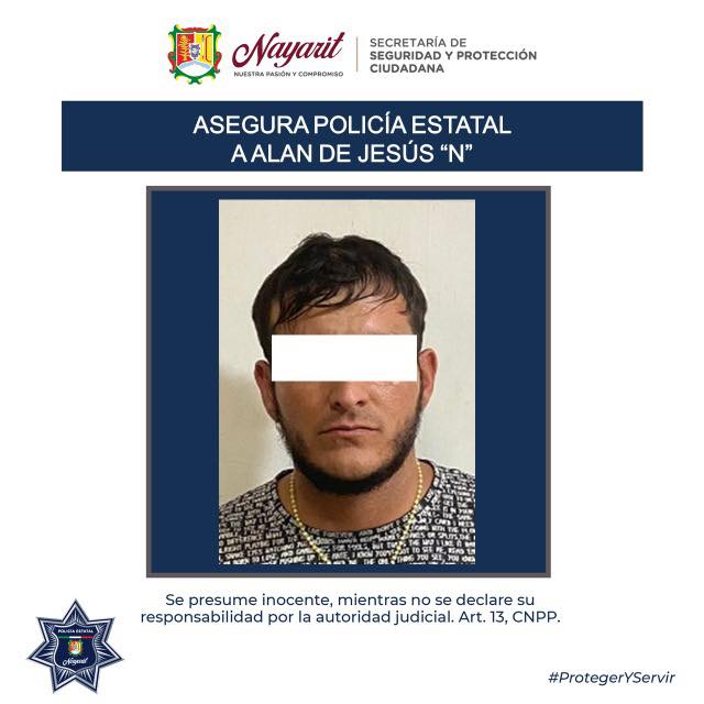 ¡SSPC ASEGURA A DOS PERSONAS DURANTE OPERATIVOS EN COMPOSTELA Y TEPIC!