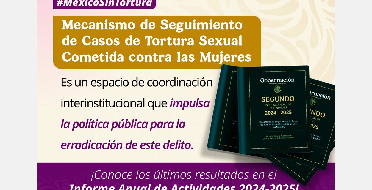¡ALZAN LA VOZ CONTRA LA TORTURA SEXUAL Y LAS VIOLACIONES A LOS DERECHOS HUMANOS!