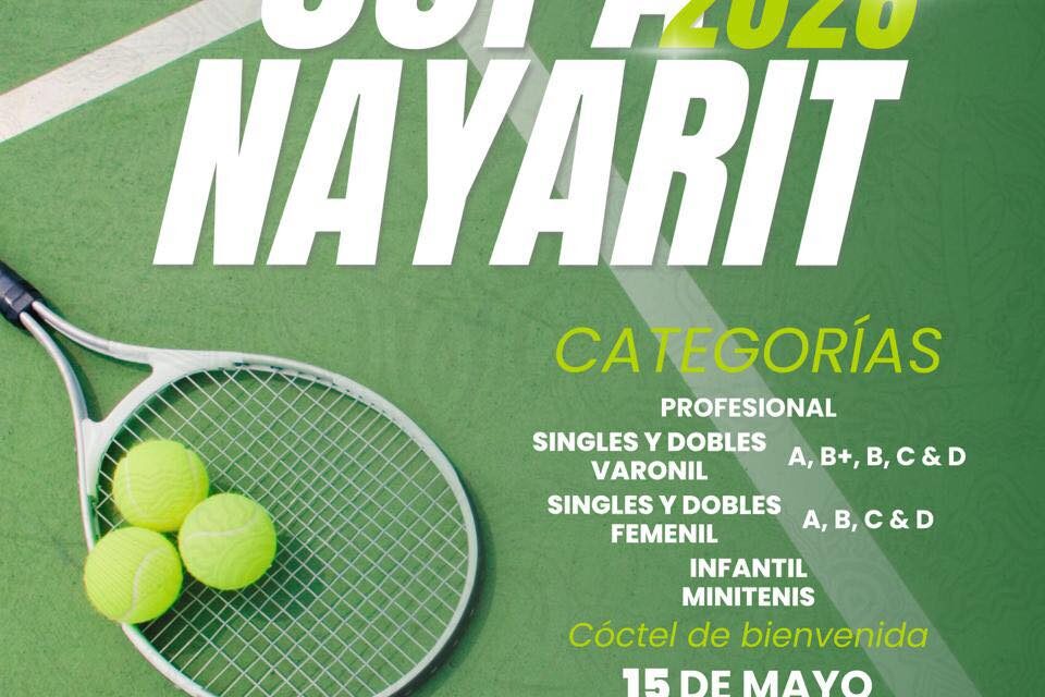 ¡NAYARIT SE CONSOLIDA COMO SEDE DEL TURISMO DEPORTIVO CON LA COPA NAYARIT DE TENIS 2026!