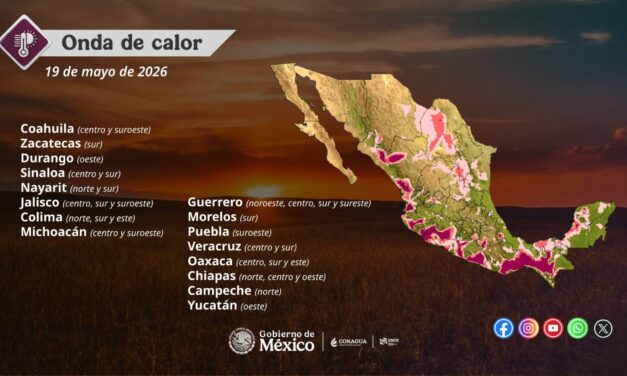 ¡ALERTAN POR AMBIENTE EXTREMADAMENTE CALUROSO Y OLA DE CALOR EN MÉXICO!