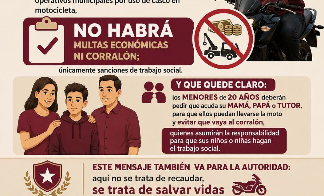¡EN BAHÍA DE BANDERAS IMPULSAN USO DE CASCO CON ENFOQUE PREVENTIVO!